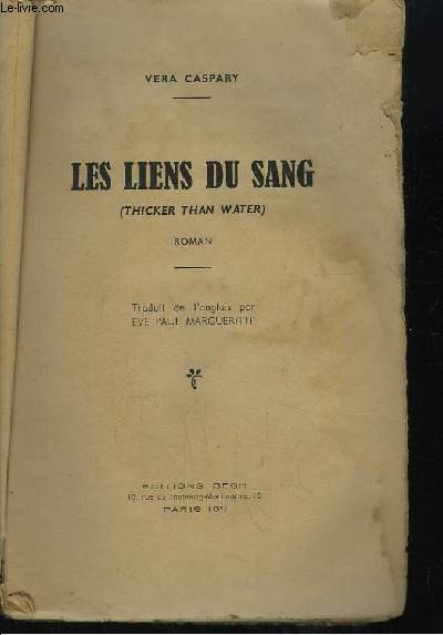 Les Liens du Sang (Thicker than water)