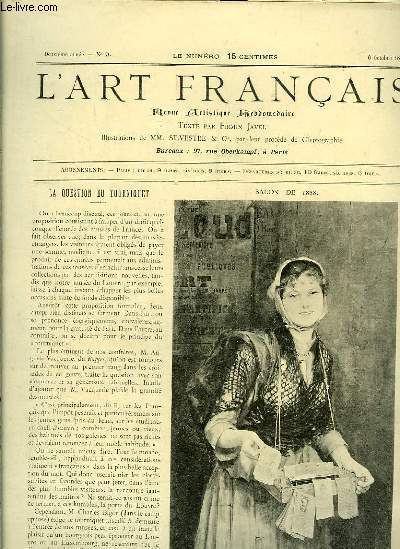L'Art Franais. N76 - 2me anne : La question du Tourniquet - La Bonne Aventure, de FOULD - Baigneuses, de SEVESTRE - Gustave Boulanger.