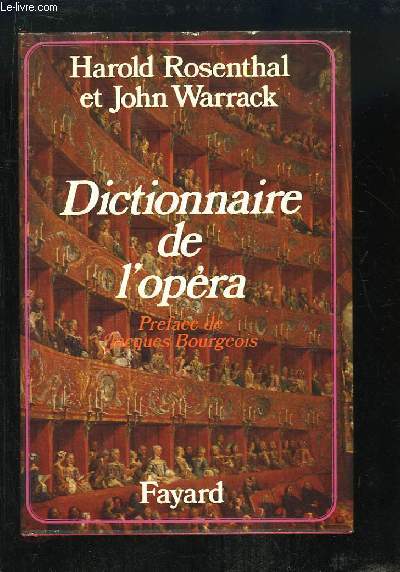 Dictionnaire de l'opra