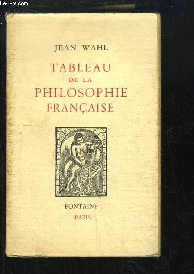 Tableau de la Philosophie Franaise.