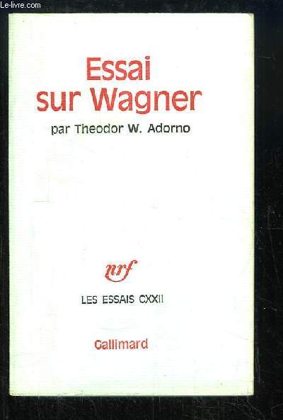 Essai sur Wagner.