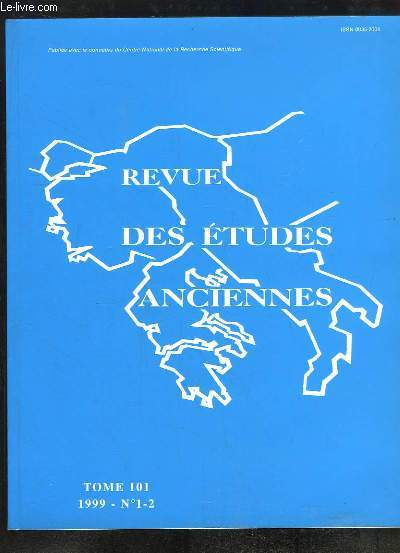 Revue des Etudes Anciennes, TOME 101 - 1999, N1 - 2 : Essai d'interprtation du sens substantif 