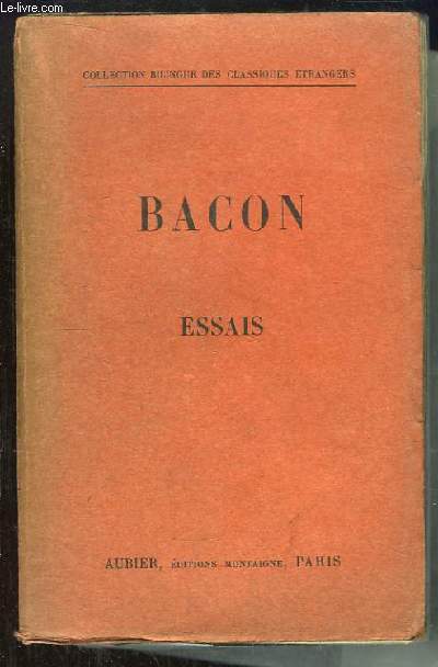 Essais de Bacon