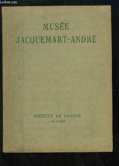 Muse Jacquemart-Andr. Catalogue itinraire