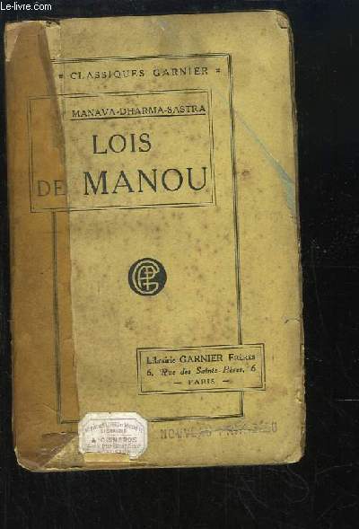 Lois de Manou