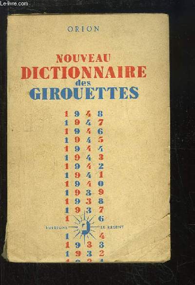 Nouveau Dictionnaire des Girouettes. Prcd de l'Oubli en Politique.
