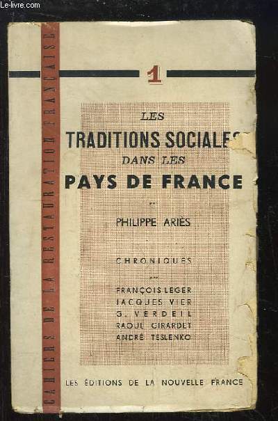Les Traditions Sociales dans les Pays de France.