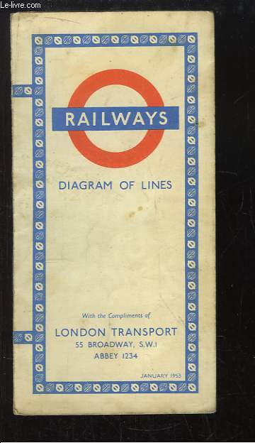 Railways. Diagram of Lines