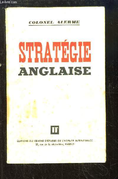 Stratgie Anglaise.