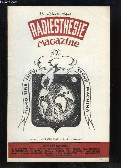 Radiesthsie - Psychic - Magazine N90 : Consultation - Histoire vcue et choses vues - De la Magie - Des ondes nocives ...