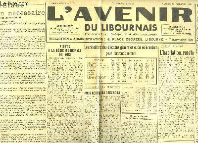 L'Avenir du Libournais, N5 - 1re anne