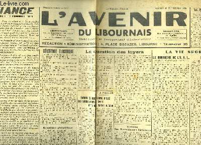 L'Avenir du Libournais, N7 - 1re anne : La question des loyers