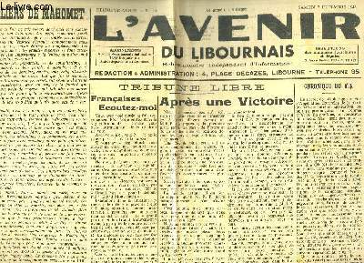 L'Avenir du Libournais, N63 - 2e anne : Les Cavaliers de Mahomet