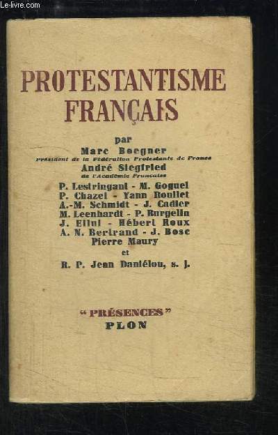 Protestantisme Franais.