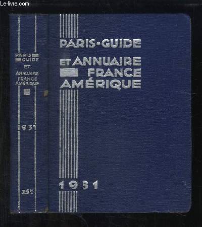 Paris-Guide et Annuaire France-Amrique 1931
