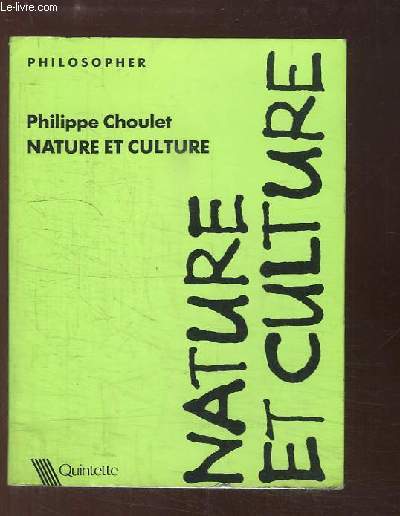 Nature et Culture.