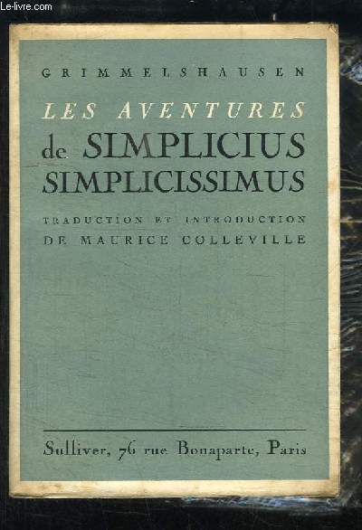Les Aventures de Simplicius Simplicissimus.