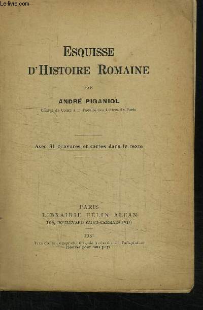Esquisse d'Histoire Romaine.