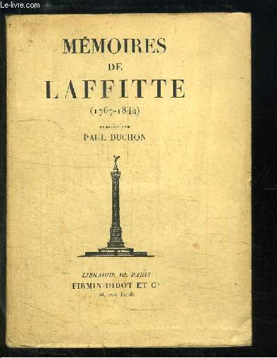 Mmoires de Laffitte (1767 - 1844)