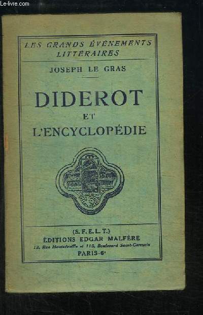 Diderot et l'encyclopdie.