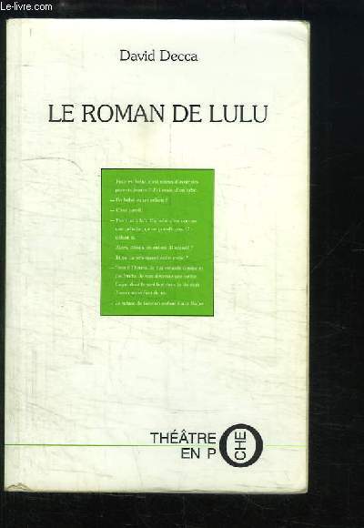 Le Roman de Lulu.