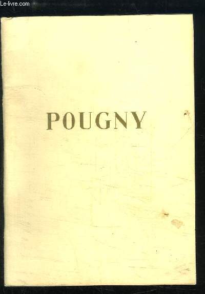 Pougny. Catalogue de l'Exposition du 29 Mars au 30 Avril 1958, au Palais de la Berbie (Albi).