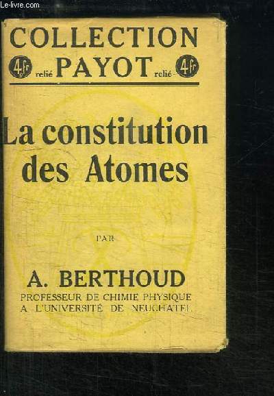 La Constitution des Atomes.