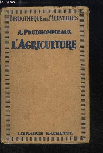 L'Agriculture.