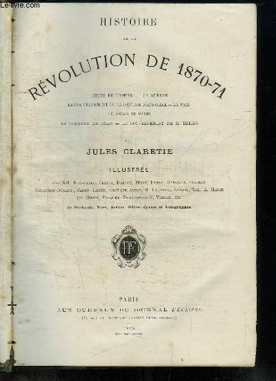 Histoire de la Rvolution de 1870 - 1871.