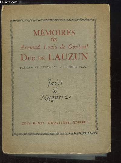 Mmoires de Armand Louis de Gontaut Duc de Lauzun, Gnral Biron.