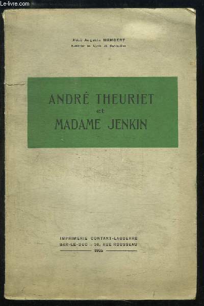 Andr Theuriet et Madame Jenkin