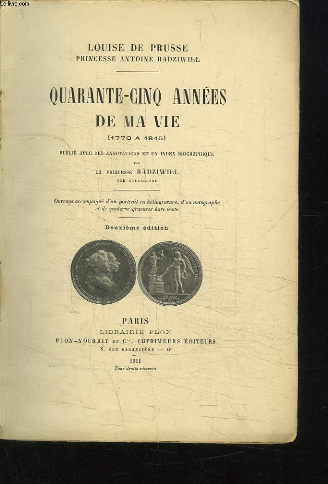Quarante-cinq Annes de ma Vie (1770  1815)