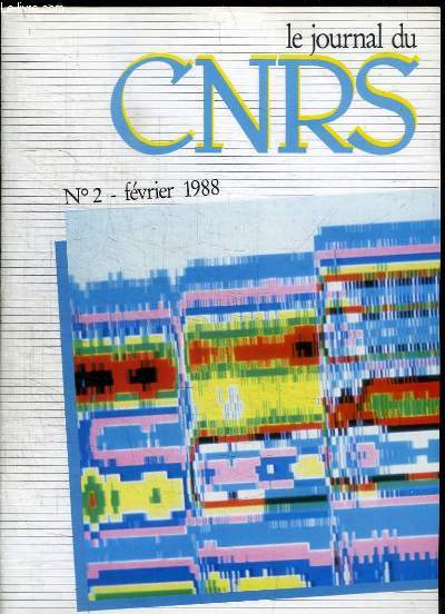 Le Journal du CNRS, n2 : Des peaux de rennes - Les petites membranes - La Formation du CNRs - Bonny and Clyde  Chiz ...