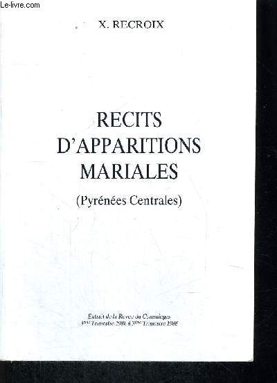 RECITS D APPARITIONS MARIALES (PYRENEES CENTRALES)