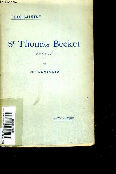 ST THOMAS BECKET (1117-1170) - LES SAINTS