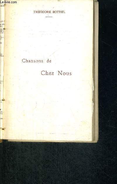 CHANSONS DE CHEZ NOUS