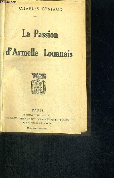 LA PASSION D'ARMELLE LOUANAIS