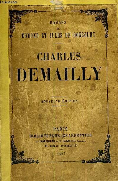 CHARLES DEMAILLY - NOUVELLE EDITION