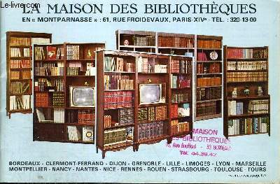 LA MAISON DES BIBLIOTHEQUES - BORDEAUX - CLERMONT FERRAND - DIJON - GRANOBLE - LILLE - LIMOGES - LYON - MARSEILLE - MONTPELLIER - NANCY - NANTES - NICE - RENNES - ROUEN - STRASBOURG - TOULOUSE - TOURS