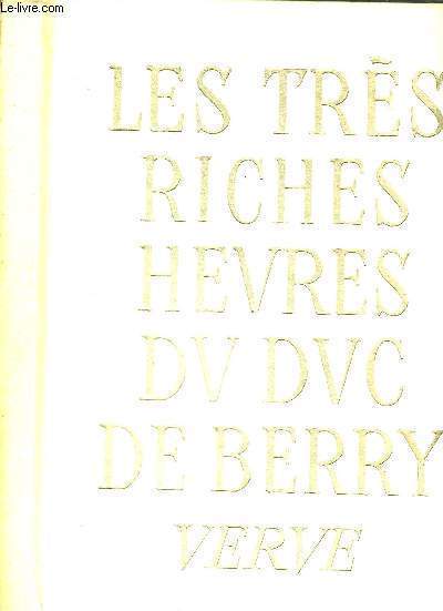 LES TRES RICHES HEURES DU DUC DE BERCY - MUSEE CONDE A CHANTILLY