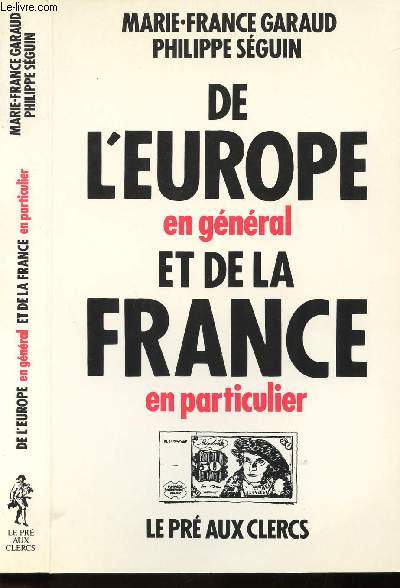 DE L'EUROPE EN GENERAL ET DE LA FRANCE EN PARTICULIER.