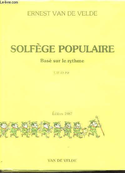 SOLFEGE POPULAIRE - BASE SUR LE RYTHME