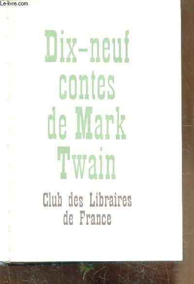 DIX-NEUF CONTES DE MARK TWAIN