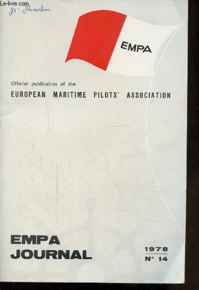 EMPA - N14 - OFFICIAL ORGAN OF THE EUROPEAN MARITIME PILOT'S ASSOCIATION