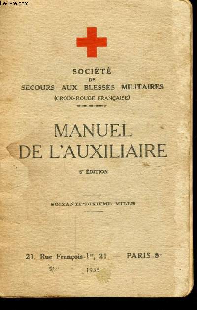 MANUEL DE L'AUXILIAIRE -