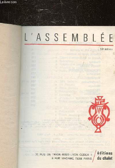 L'ASSEMBLEE - 14E EDITION