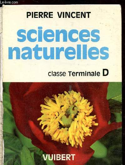 SCIENCES NATURELLES - CLASSE TERMINALE D -
