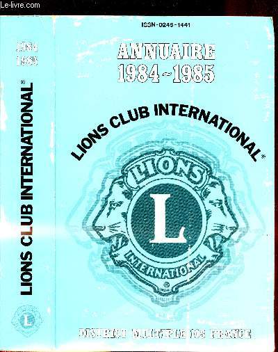 Lions club International - Annuaire 1984 -1985