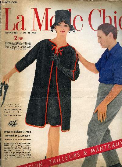 La mode chic - XXXIIIe Anne - n123 -10/1960