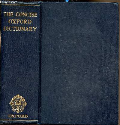 The concice Oxford dictionary of current English